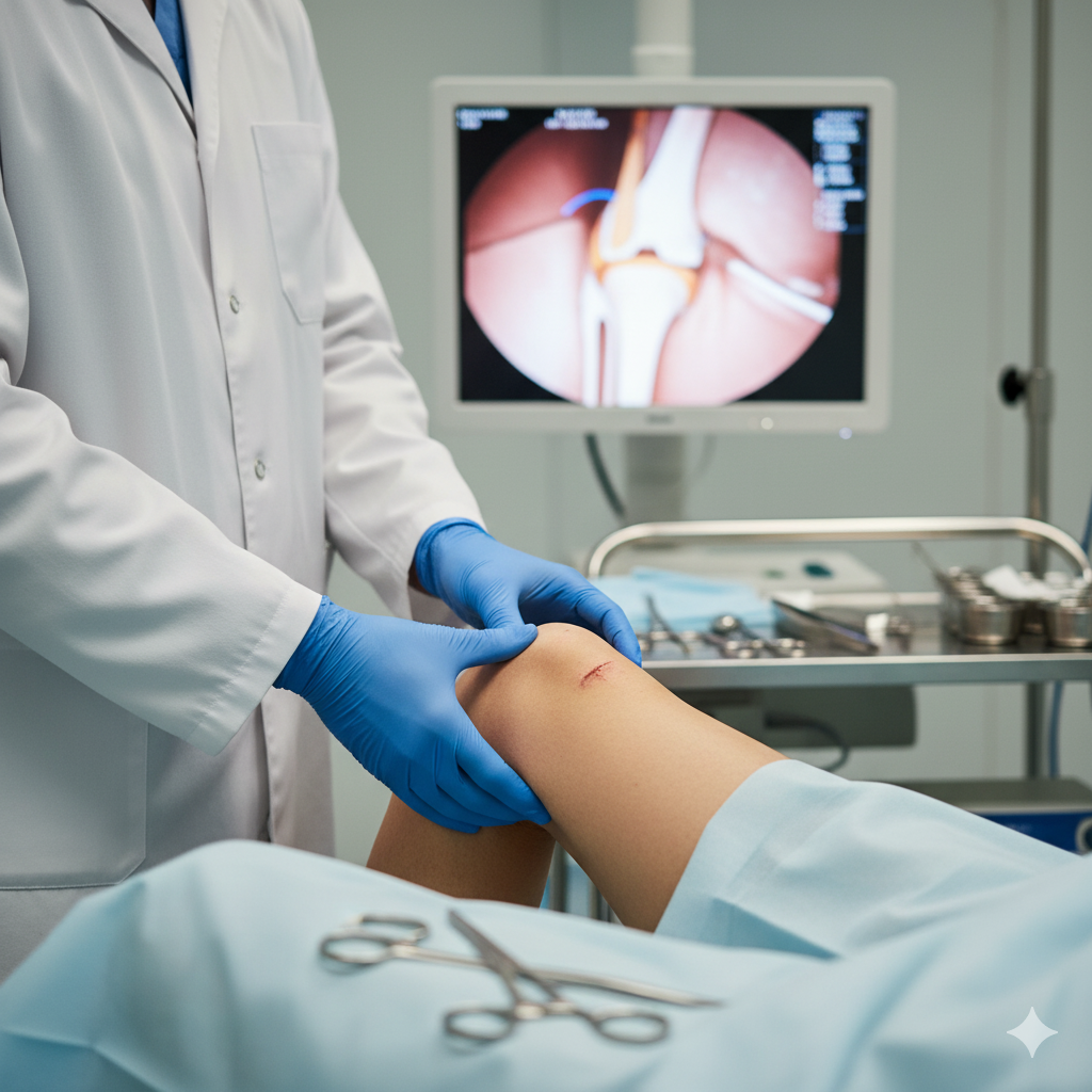 المناظير وإصابات الملاعب